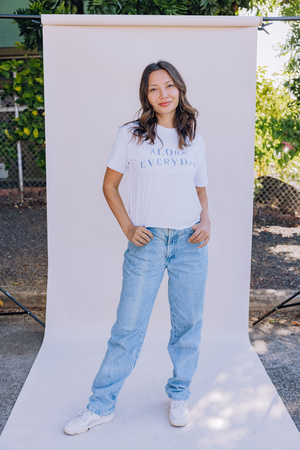 ALoha Everyday White Tshirt