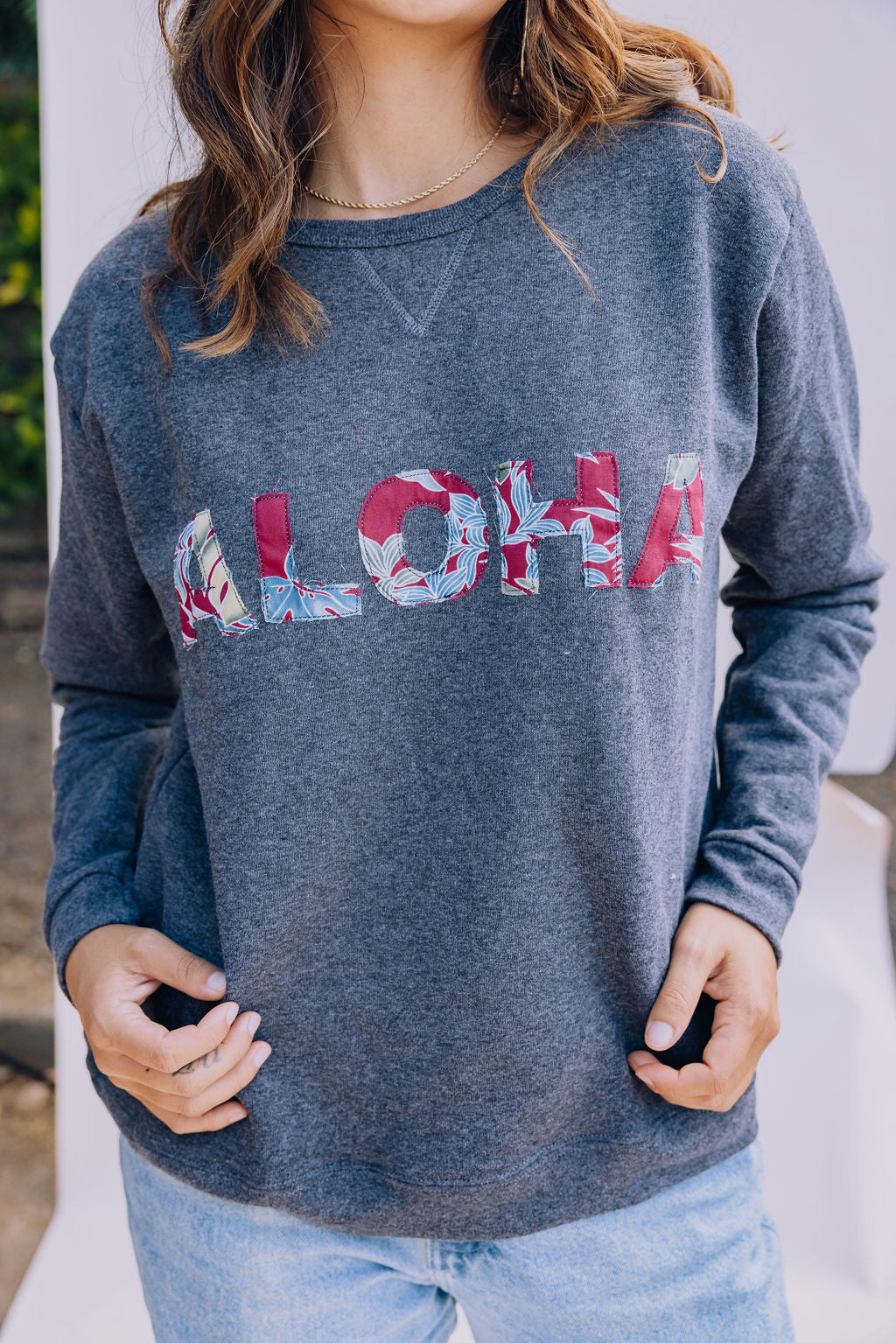 Aloha Patchwork Sweatshirt