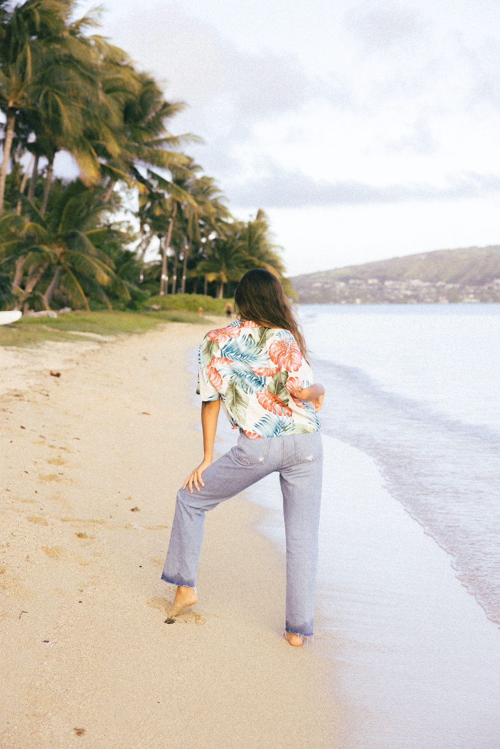 Rainbow Monstera Aloha Shirt