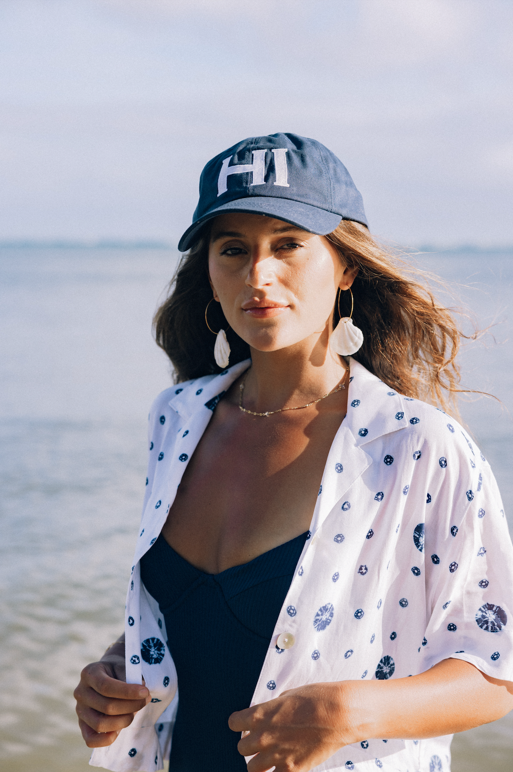Opihi Sand Dollar Button Up Shirt