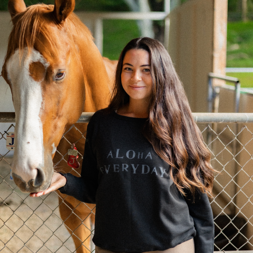 Aloha Everyday Stamped Sweatshirt
