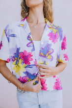 Retro Bloom Button Up Aloha Shirt