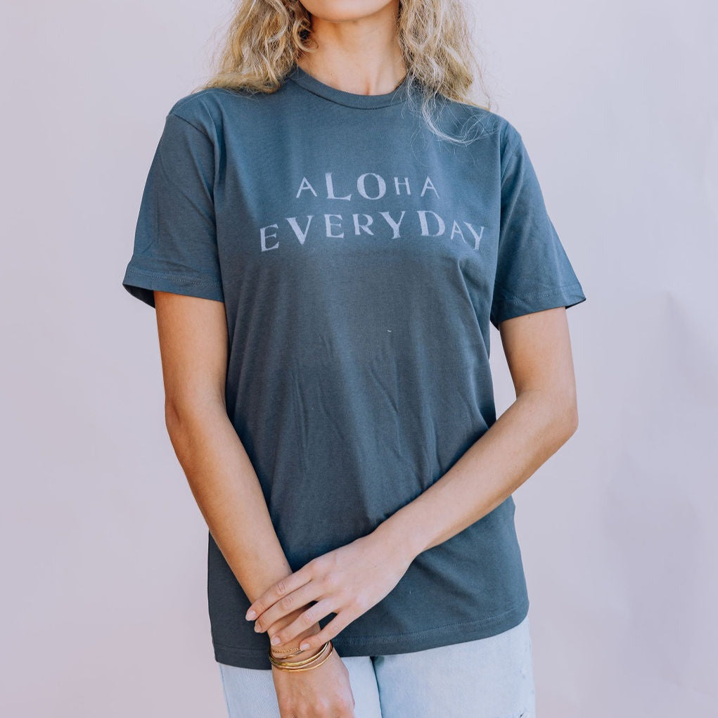 Aloha Everyday Stamped T-Shirt - Unisex