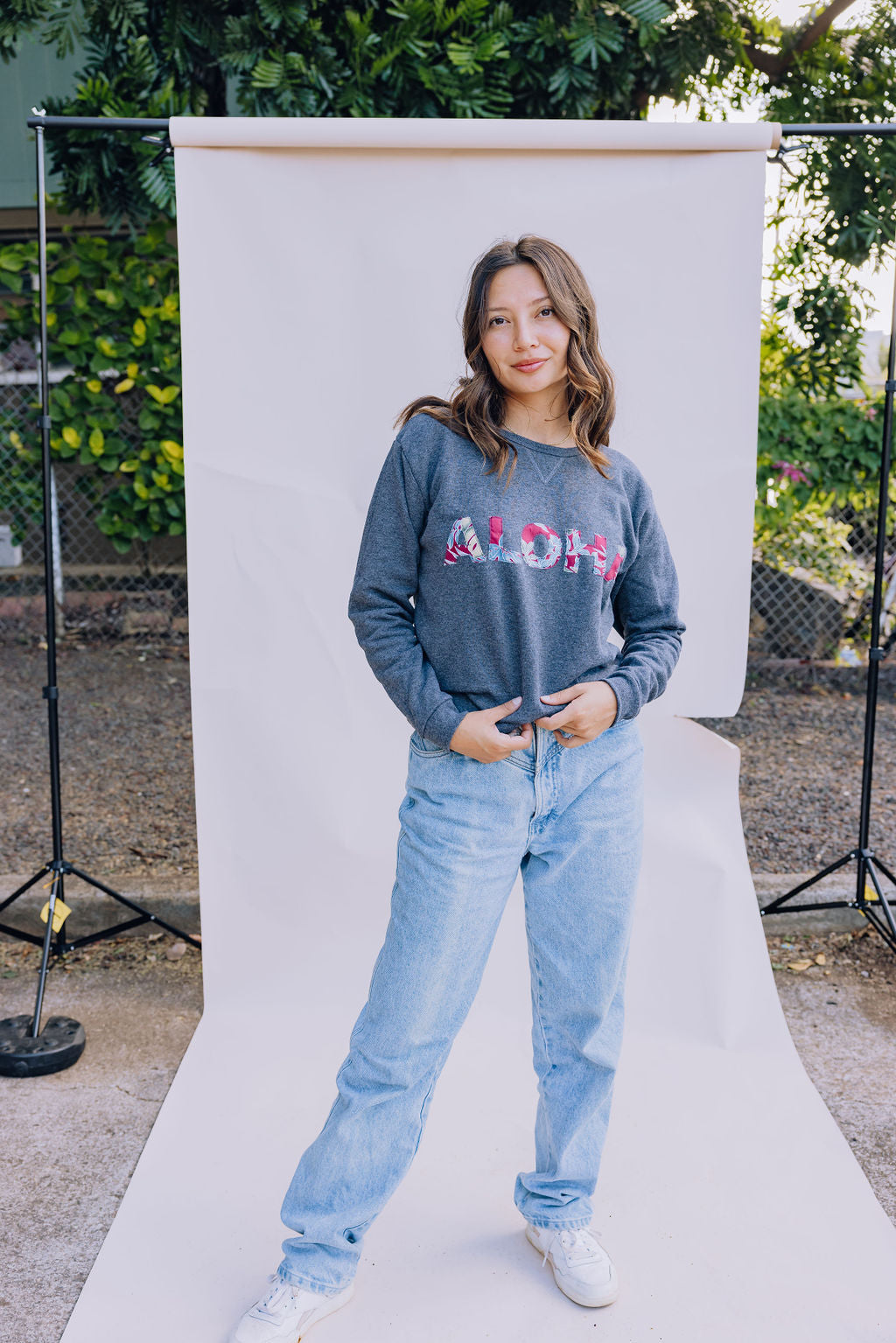 Aloha Patchwork Sweatshirt