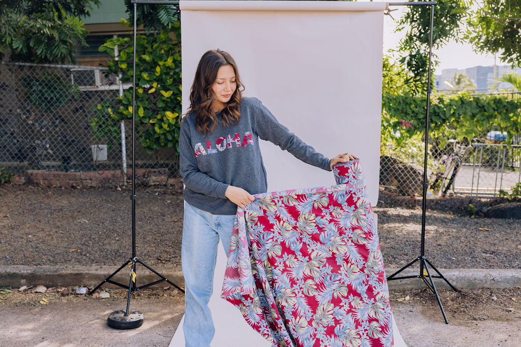 Aloha Patchwork Sweatshirt