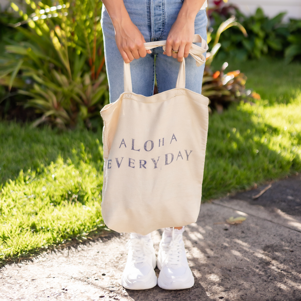 Aloha Everyday Stamped Tote Bag