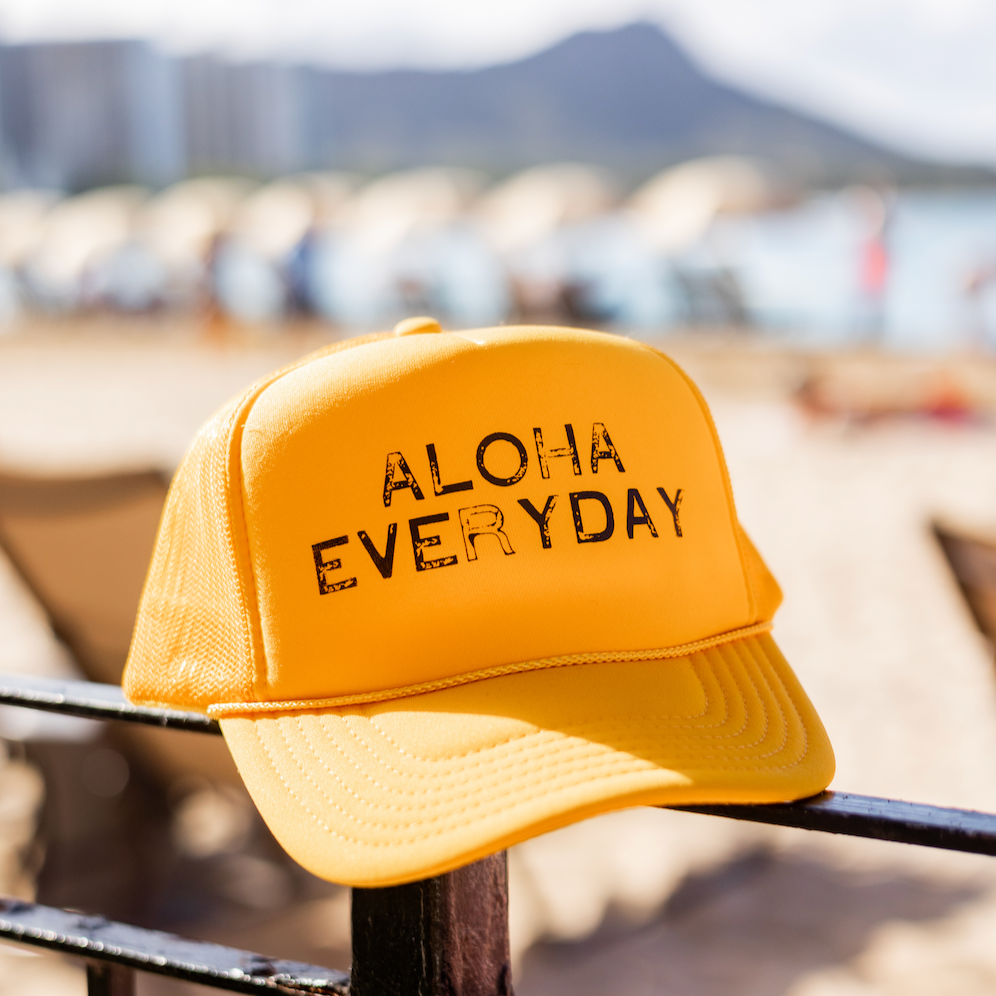 Aloha Everyday Yellow - Trucker Hat