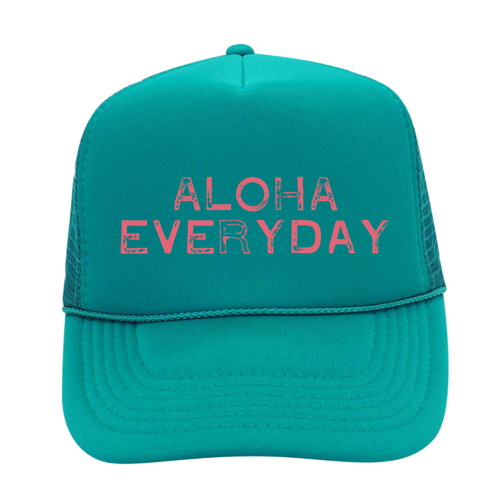 Aloha Everyday Teal - Trucker Hat