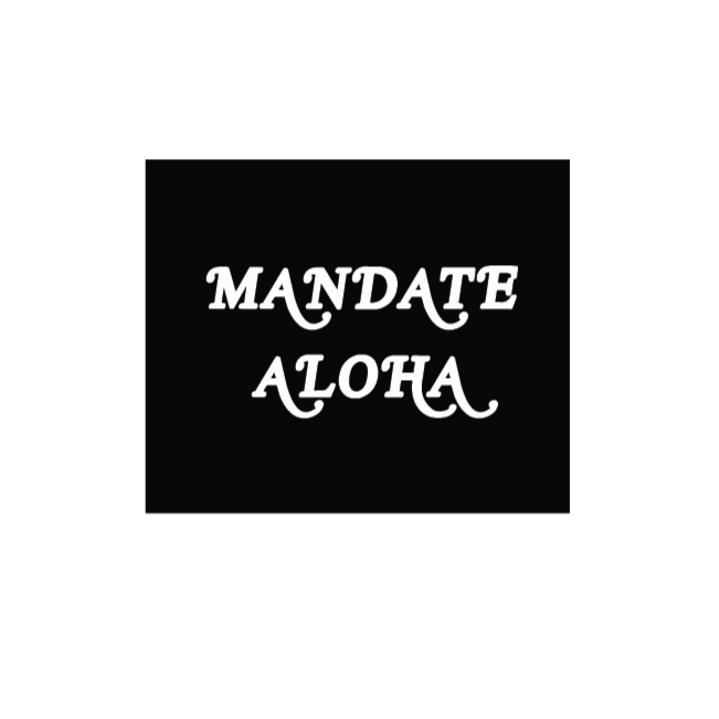 Mandate Aloha - Sticker